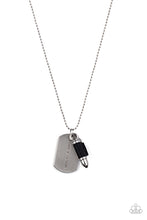 Load image into Gallery viewer, Proud Patriot - Black Mens Necklace
