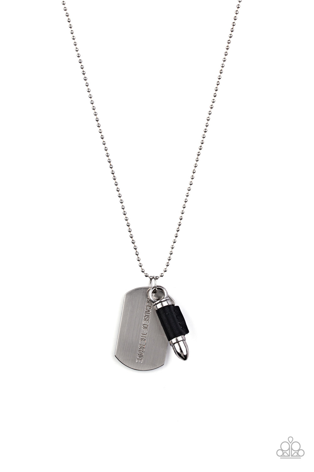 Proud Patriot - Black Mens Necklace