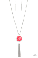 Load image into Gallery viewer, Prismatically Polygon - Pink Necklace
