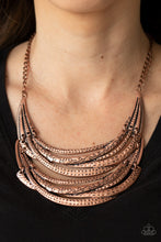 Load image into Gallery viewer, Read Between The VINES - Copper Necklace
