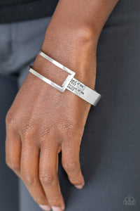 America The BRAVE - Silver Cuff Bracelet