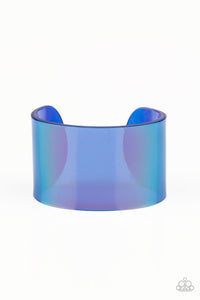 Holographic Aura - Blue Arcylic Bracelet