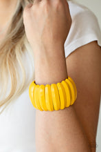 Load image into Gallery viewer, Colorfully Congo - Yellow Bracelet
