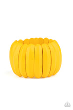 Load image into Gallery viewer, Colorfully Congo - Yellow Bracelet
