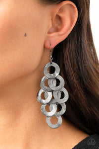 Scattered Shimmer - Black Earring