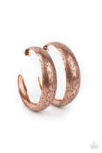 Load image into Gallery viewer, Sahara Sandstorm - Copper Hoop Earring
