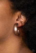 Load image into Gallery viewer, Burnished Benevolence - Copper Earring
