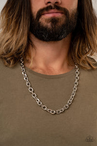 Steel Trap - Silver Link Necklace