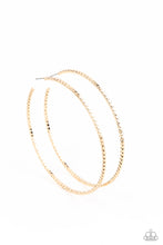 Load image into Gallery viewer, Pump Up The Volume - Gold Hoop Earring
