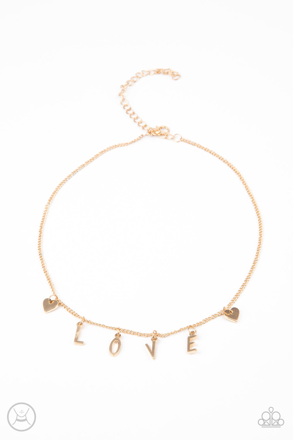 Love Conquers All - Gold Necklace