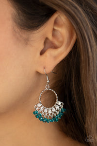 Charmingly Cabaret - Blue Earring