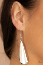 Load image into Gallery viewer, The Drop Off - Silver Earring
