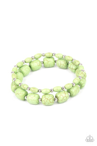 Colorfully Country - Green Bracelet