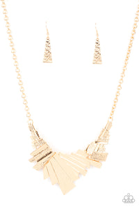 Happily Ever AFTERSHOCK - Gold Necklace