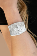 Load image into Gallery viewer, Hot Wired Wonder - Silver Cuff Bracelet
