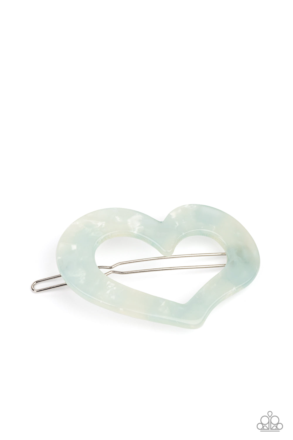 HEART Not to Love - Blue Hair Clip