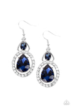 Load image into Gallery viewer, Double The Drama - Blue Earring
