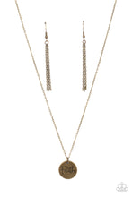 Load image into Gallery viewer, Choose Faith - Brass Necklace
