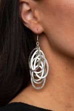 Load image into Gallery viewer, Mind OVAL Matter - Silver Earring
