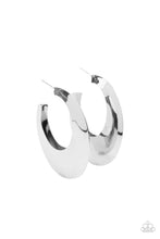 Load image into Gallery viewer, Going OVAL-board - Silver Earring
