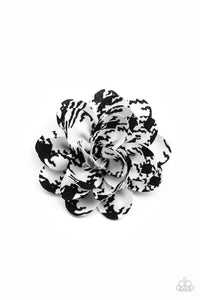 Patterned Paradise -  White Hair Clip