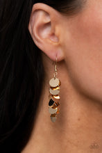 Load image into Gallery viewer, Hear Me Shimmer - Gold Earring
