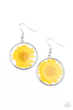 Load image into Gallery viewer, Forever Florals - Yellow Earring
