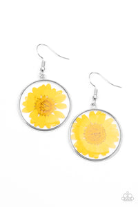 Forever Florals - Yellow Earring