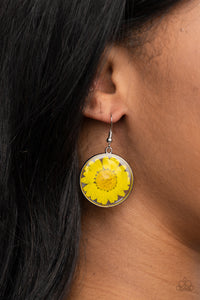 Forever Florals - Yellow Earring