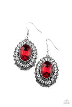 Load image into Gallery viewer, Glacial Gardens - Red Earring
