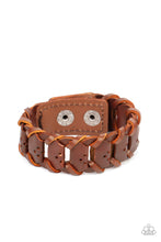 Load image into Gallery viewer, Knocked for a Loop - Brown Bracelet
