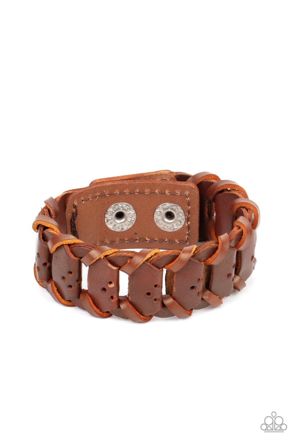 Knocked for a Loop - Brown Bracelet