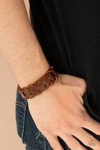 Load image into Gallery viewer, Knocked for a Loop - Brown Bracelet
