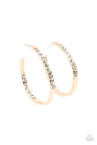 Borderline Brilliance - Gold Earring