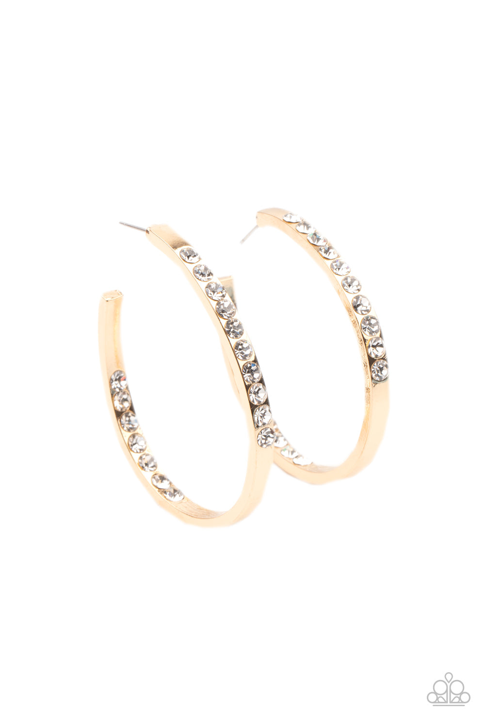 Borderline Brilliance - Gold Earring