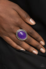 Load image into Gallery viewer, Stone Terrarium - Purple Ring
