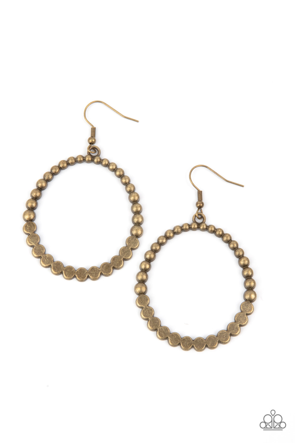 Rustic Society - Brass Earring