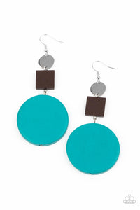 Modern Materials - Blue Earring