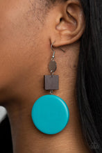 Load image into Gallery viewer, Modern Materials - Blue Earring
