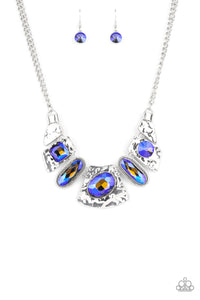 Futuristic Fashionista - Blue Necklace