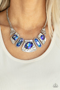 Futuristic Fashionista - Blue Necklace