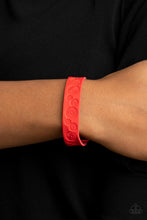 Load image into Gallery viewer, Follow The Wildflowers - Red Bracelet
