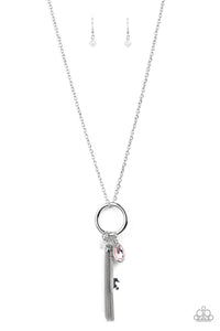 Unlock Your Sparkle - Pink Necklace