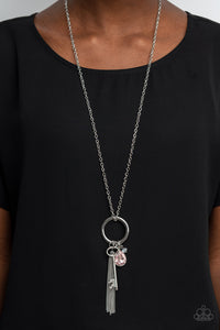 Unlock Your Sparkle - Pink Necklace