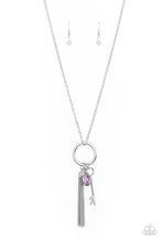 Load image into Gallery viewer, Unlock Your Sparkle - Purple Necklace
