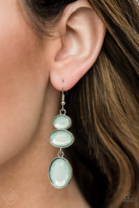 Tiers Of Tranquility - Blue Earring