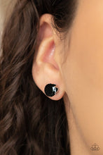 Load image into Gallery viewer, Modest Motivation - Black Post Earring
