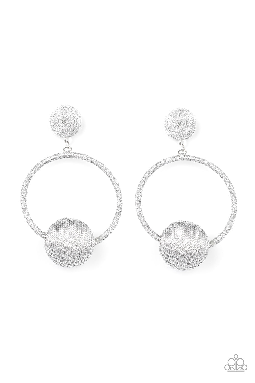 Social Sphere - Silver Earring