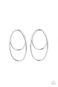 So OVAL-Dramatic - Silver Earring