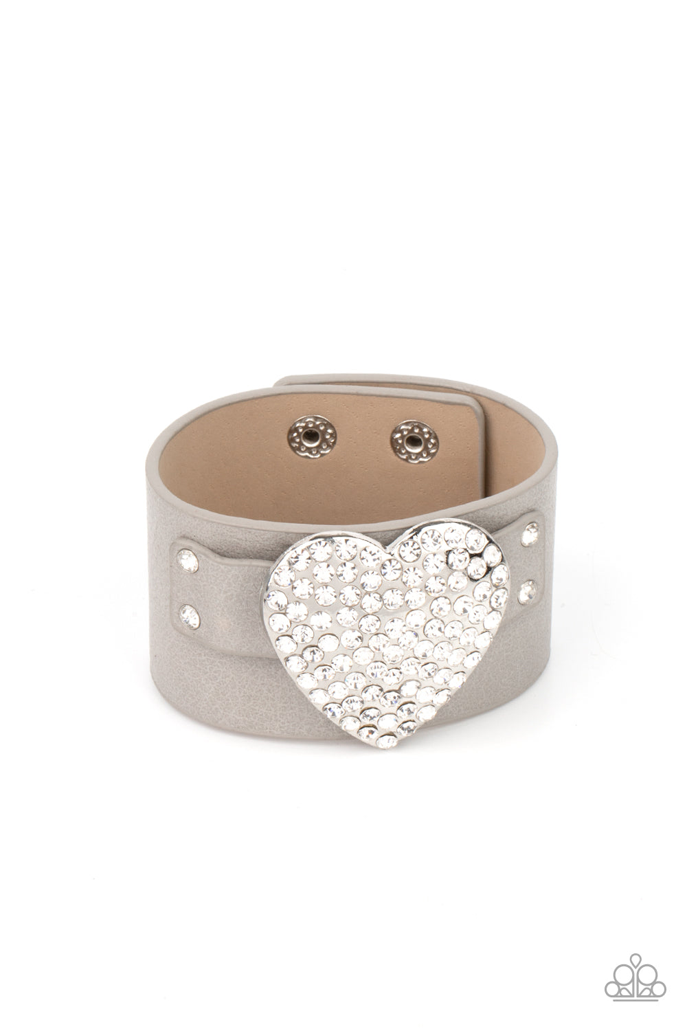 Flauntable Flirt - Silver Wrap Bracelet